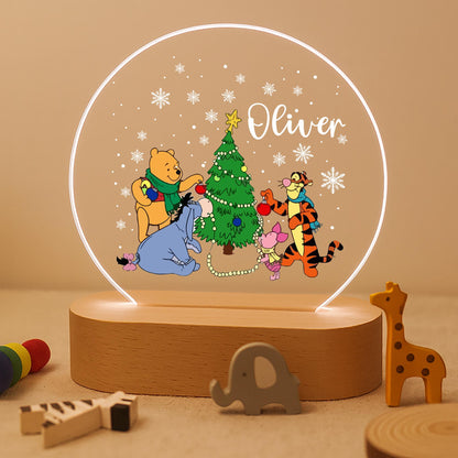 Winnie and Friends Christmas LED Night Light