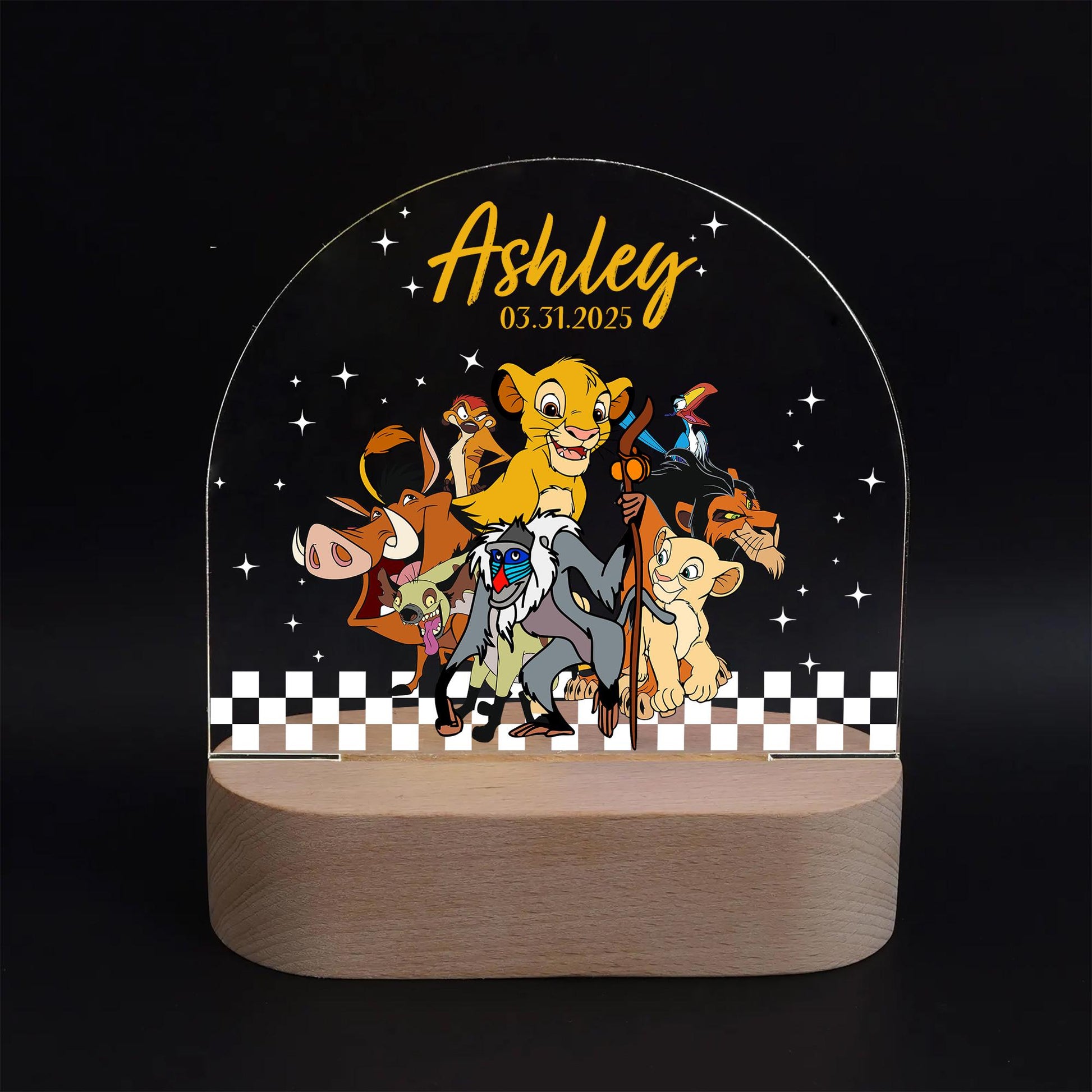 Custom Lion King Night Light for Kids