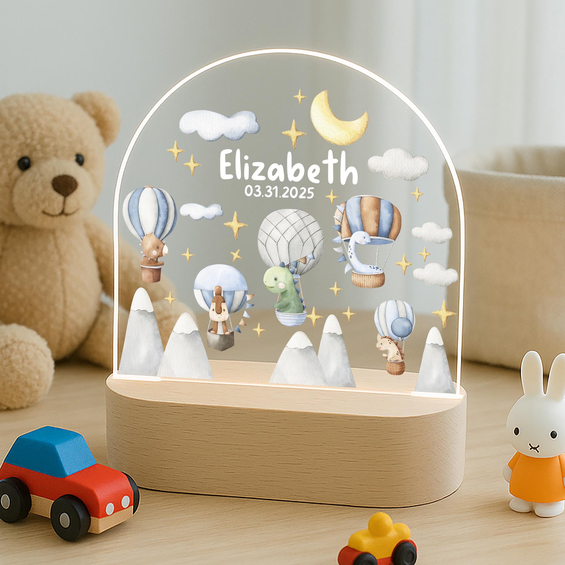 Custom Dinosaur Night Light for Kids