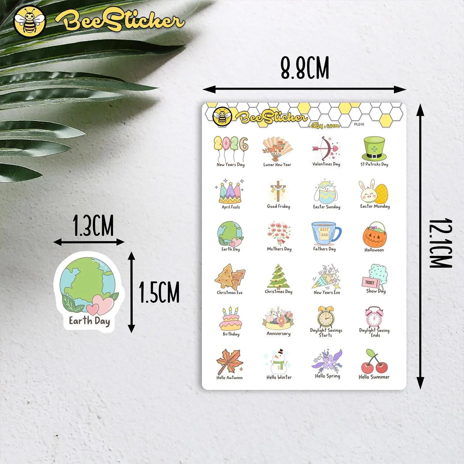 2026 Holiday Stickers