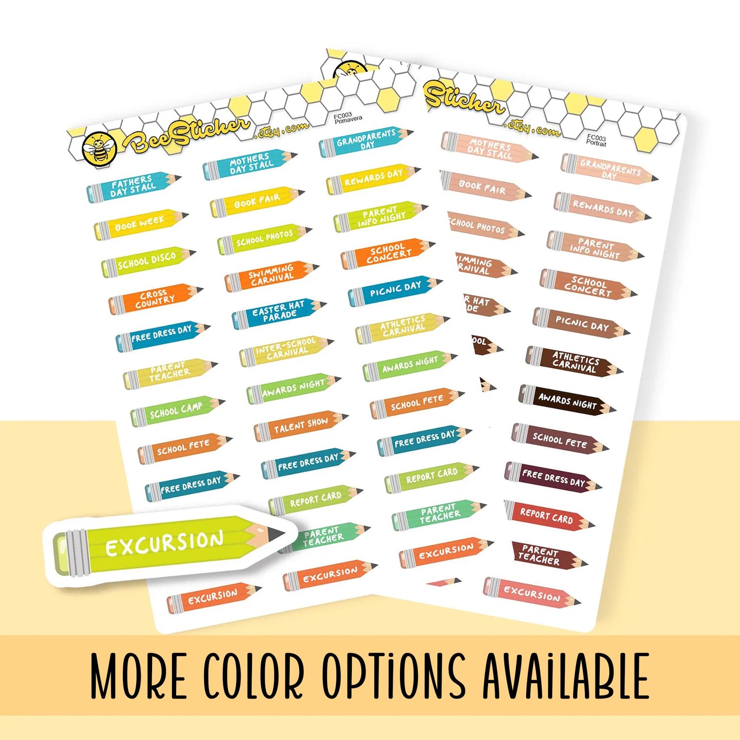 Custom Pencil Stickers