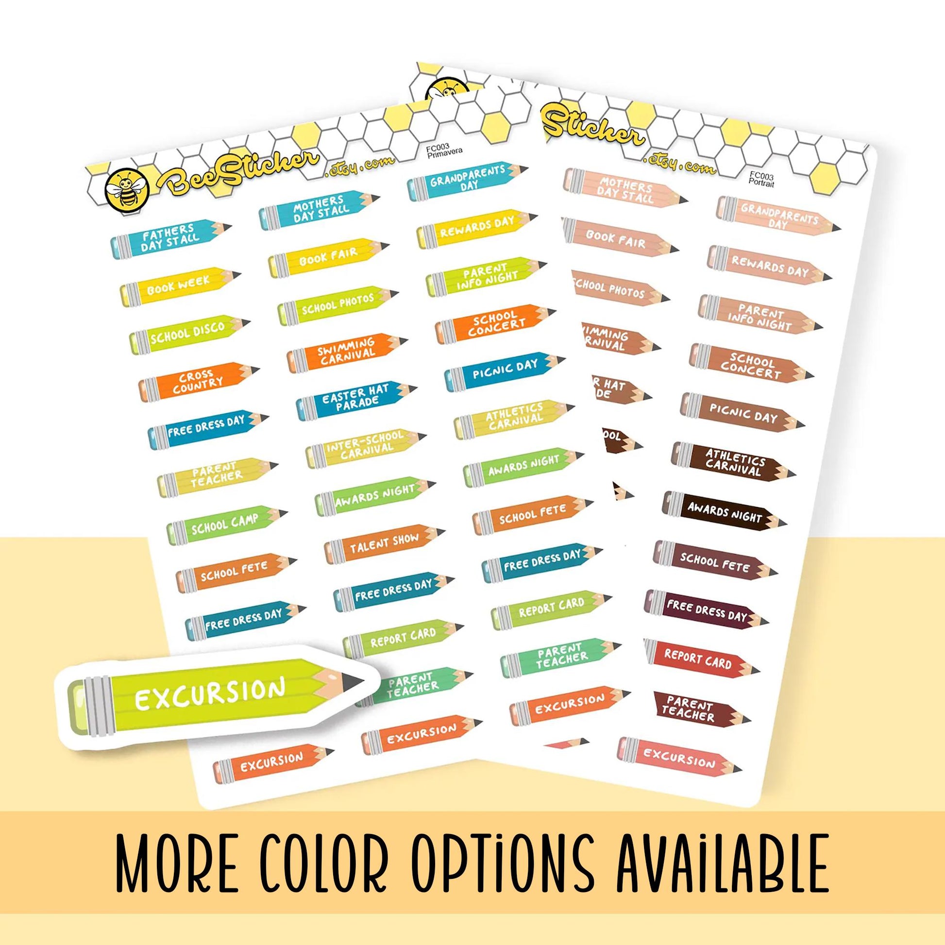 Custom Pencil Stickers