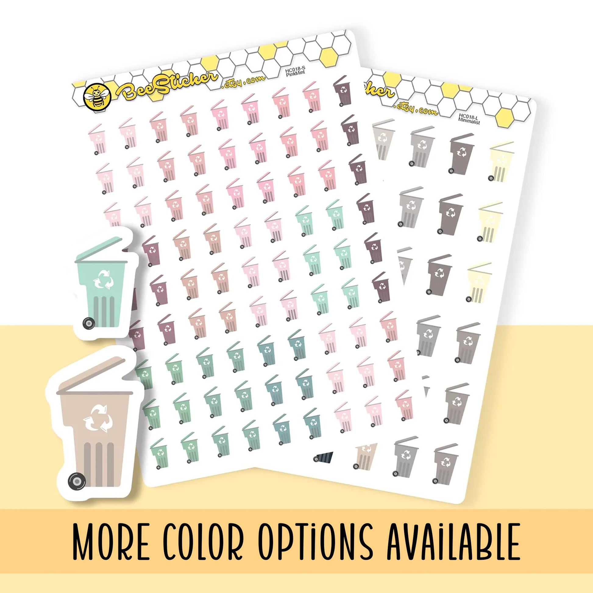 Trash Can Stickers