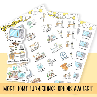 Home, Cleaning, Garden Stickers