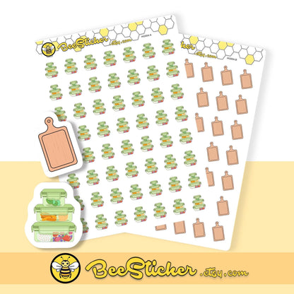 Meal prep Stickers