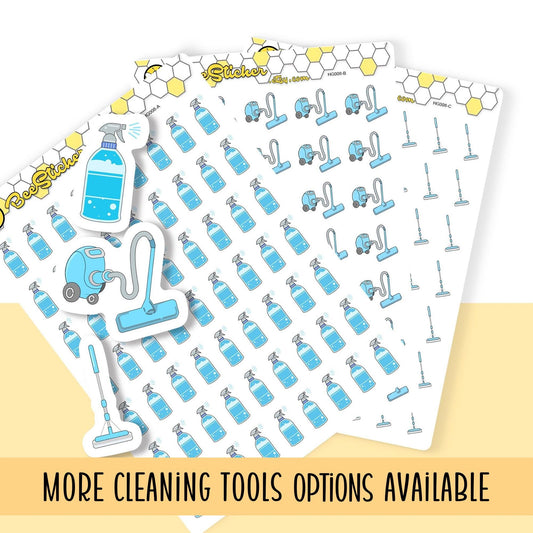 Cleaning Tools Stickers