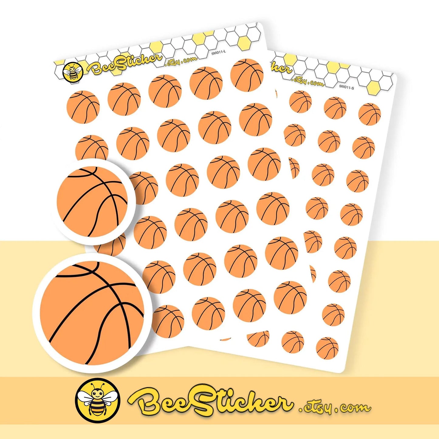 Basketball Stickers