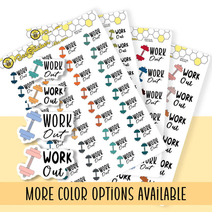 Work Out Stickers