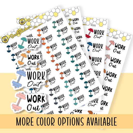 Work Out Stickers