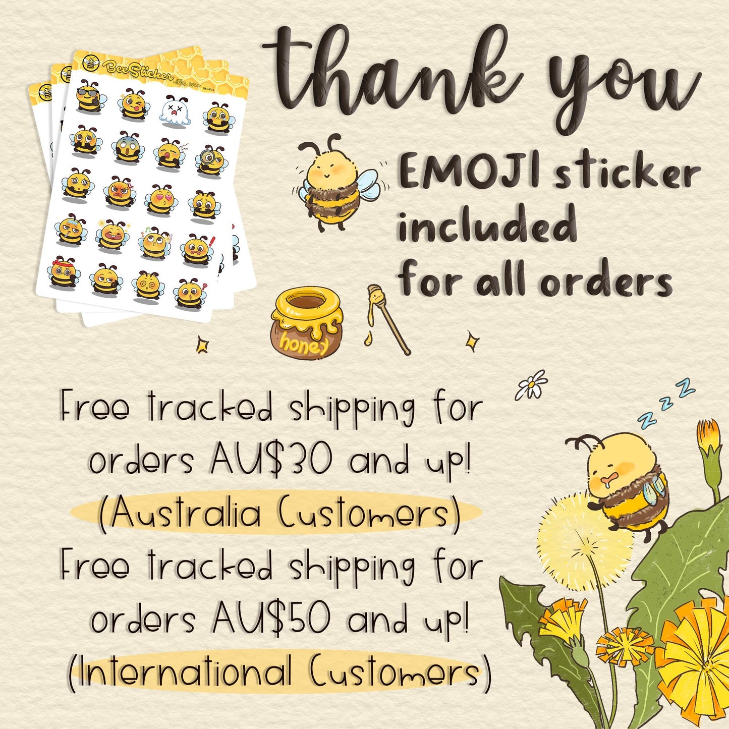 Happy Mail Package Planner Stickers