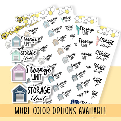 Storage Unit Planner Stickers