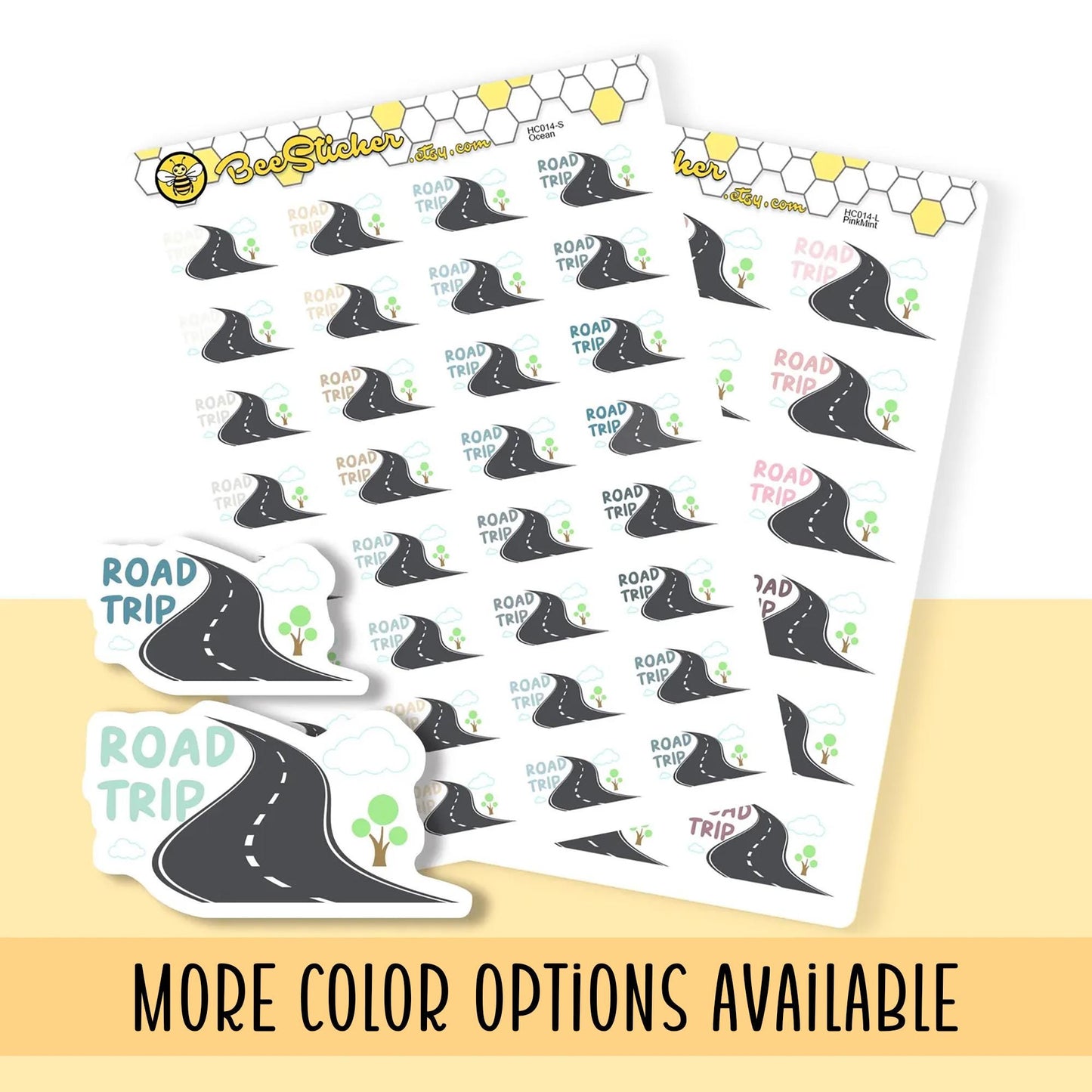 Road trip stickers