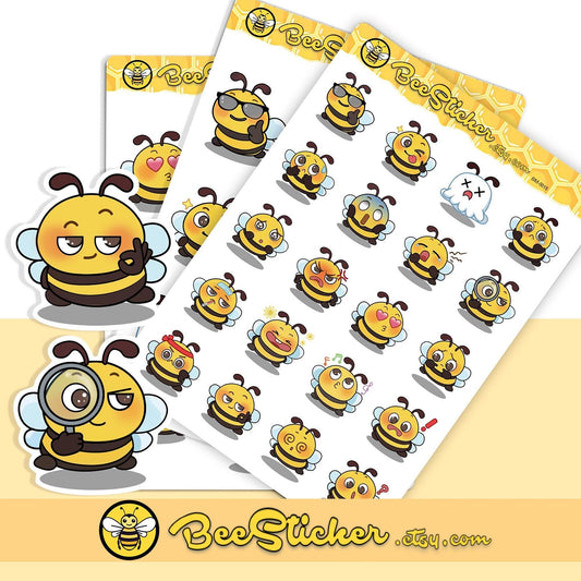 Cute Bee Meme Sticker Pack