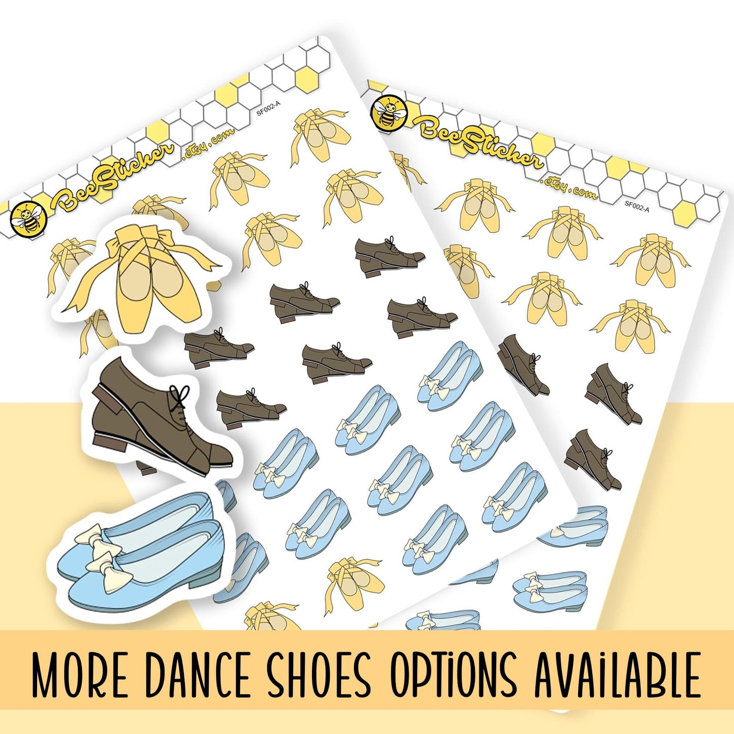 Dance Shoes Stickers