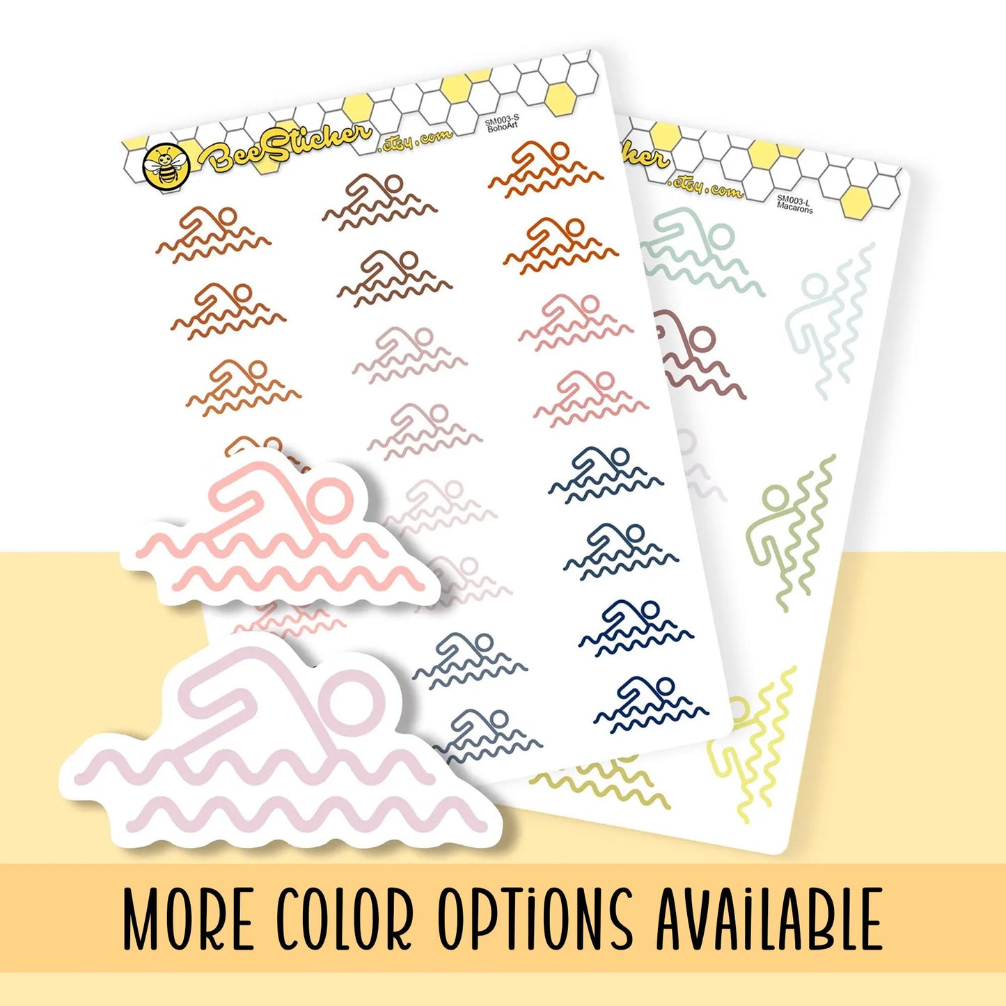 Swimming Stickers