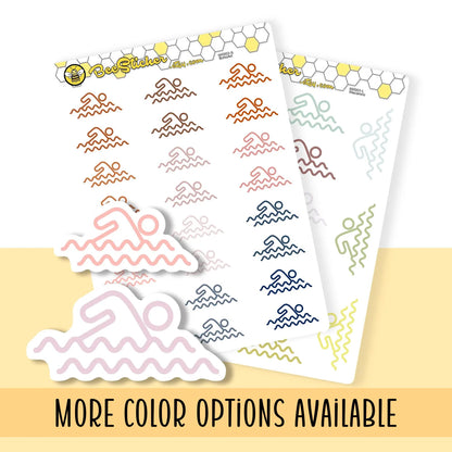 Swimming Stickers