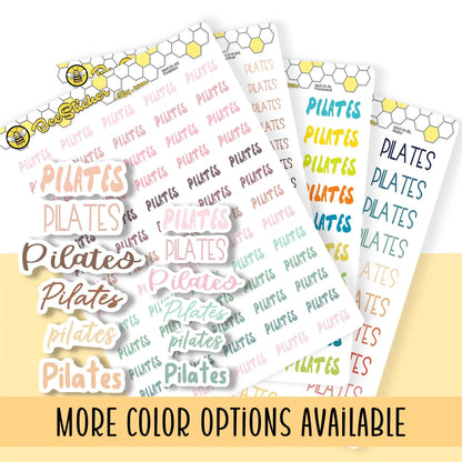 Pilates Stickers