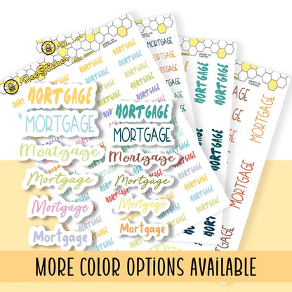 Mortgage Loan Stickers