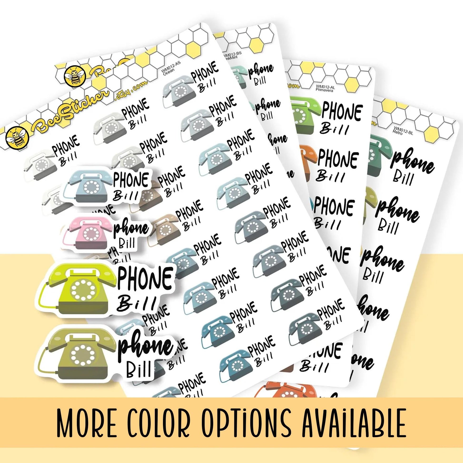 Phone Bill Stickers