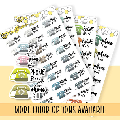Phone Bill Stickers