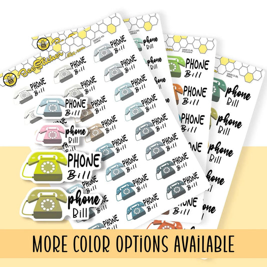 Phone Bill Stickers
