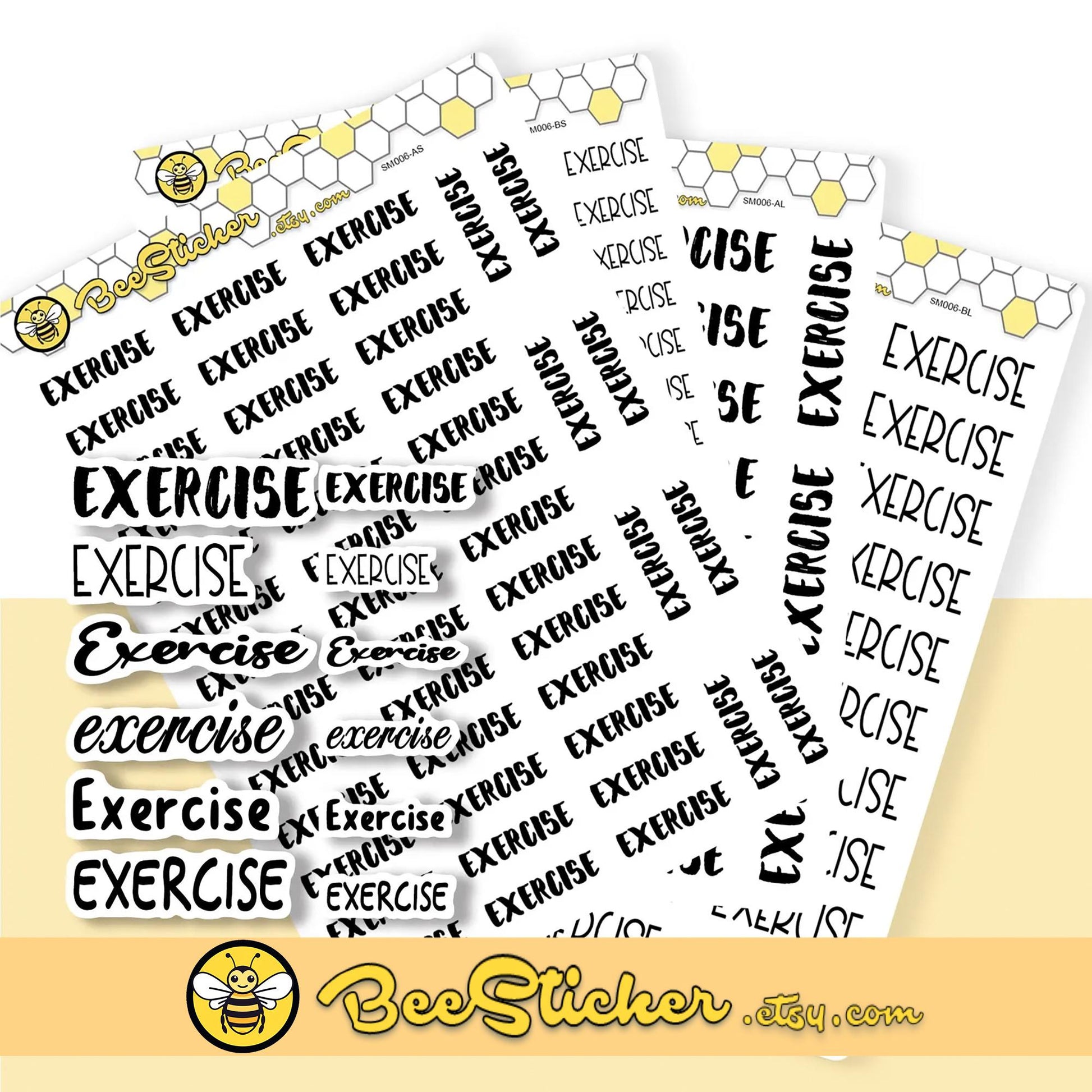 Exercise Stickers