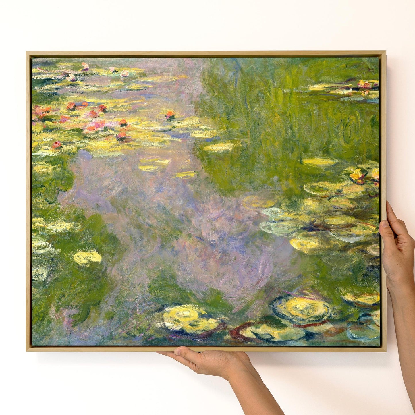 Claude Monet Water Lilies Canvas, Classic Art Wall Decor