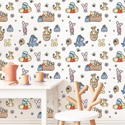 Winnie the Pooh Wall Decals Pooh Bear Nursery Wall Stickers Kids Room Decor