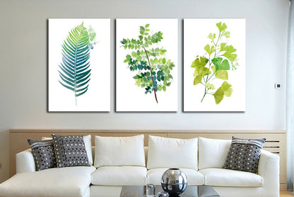 Tree leafs Watercolour Framed Canvas Prints Modern Wall Art Home Ginkgo Tree