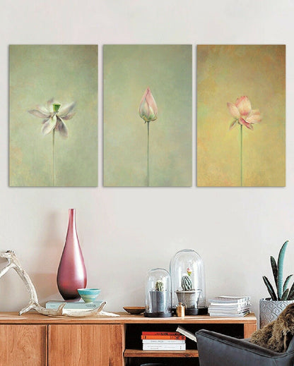 Neo Chinese Lotus painting Framed Canvas Prints Modern Wall Art Home Decor Print