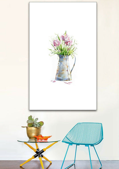 Lavender Flower Watercolour Framed Canvas Prints Modern Wall Art Home Decor