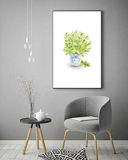 Lavender Flower Watercolour Framed Canvas Prints Modern Wall Art Home Decor