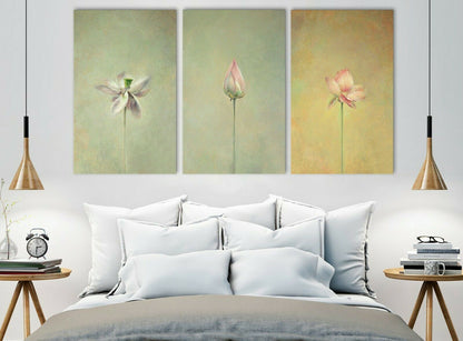 Neo Chinese Lotus painting Framed Canvas Prints Modern Wall Art Home Decor Print