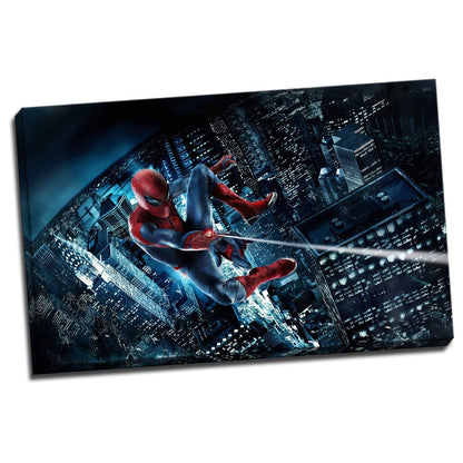 Spiderman Framed Canvas Print Spider man Home Decor gift super hero