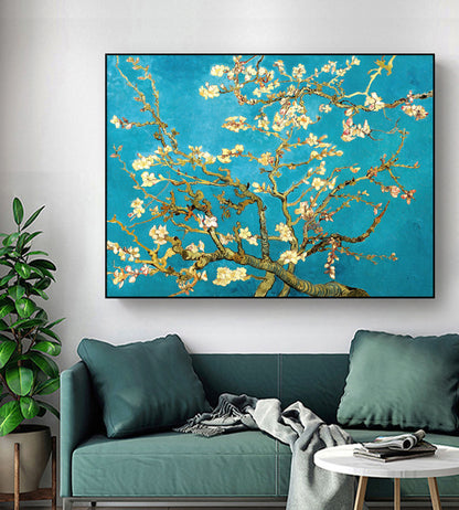 Van Gogh Almond Blossom Stretched Canvas Print Framed Wall Art Home Decor