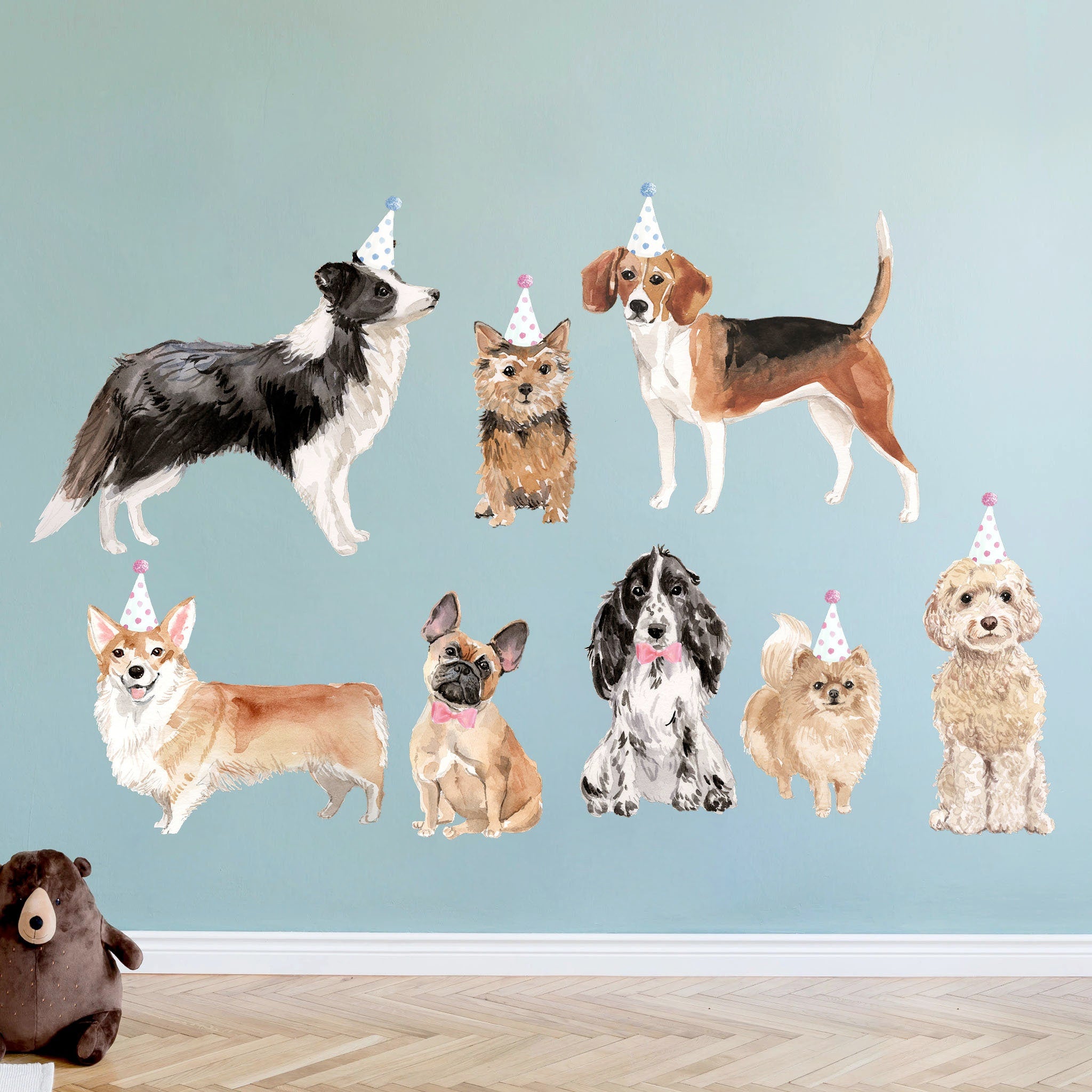 Puppy dog pals wall stickers best sale